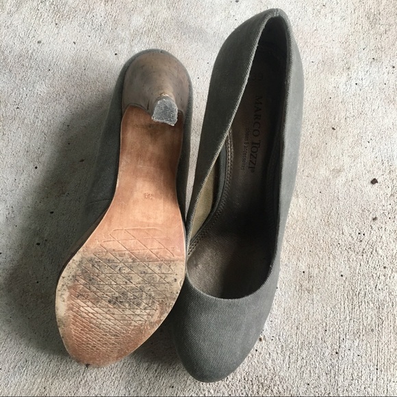Cute Olive Marco Tozzi Heels - Picture 6 of 6